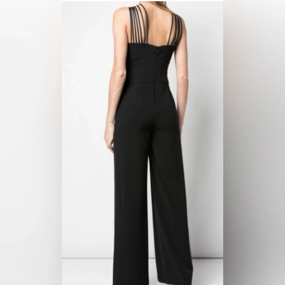 Halston Heritage Jumpsuit, 8, Black, NWT - Picture 2 of 8